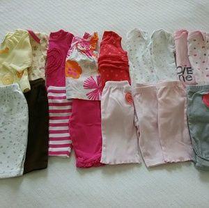 Lot Baby Girl Spring Summer 0-3 Months Carter's